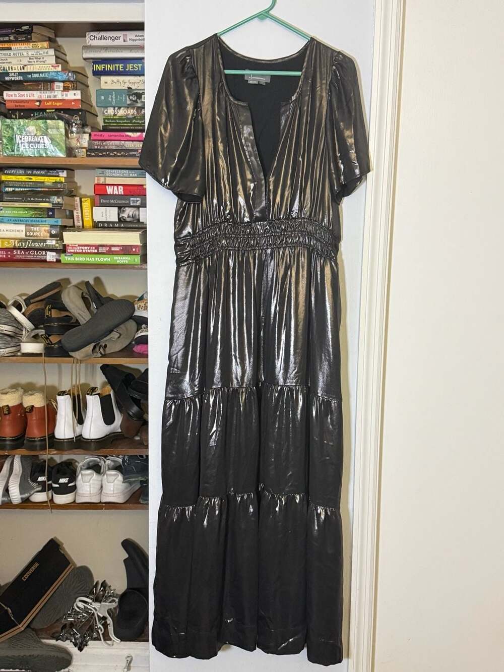 Anthropologie The Somerset Shine Edition Maxi Dress Size XL